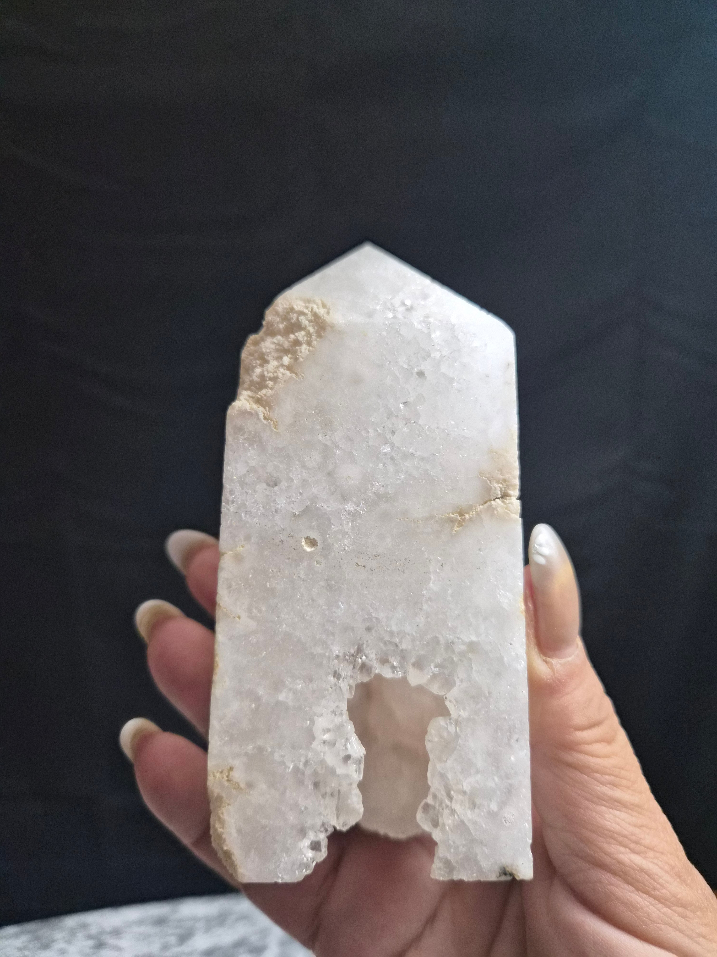 Druzy Morocco Agate Tower