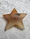 Light Druzy Carnelian Star