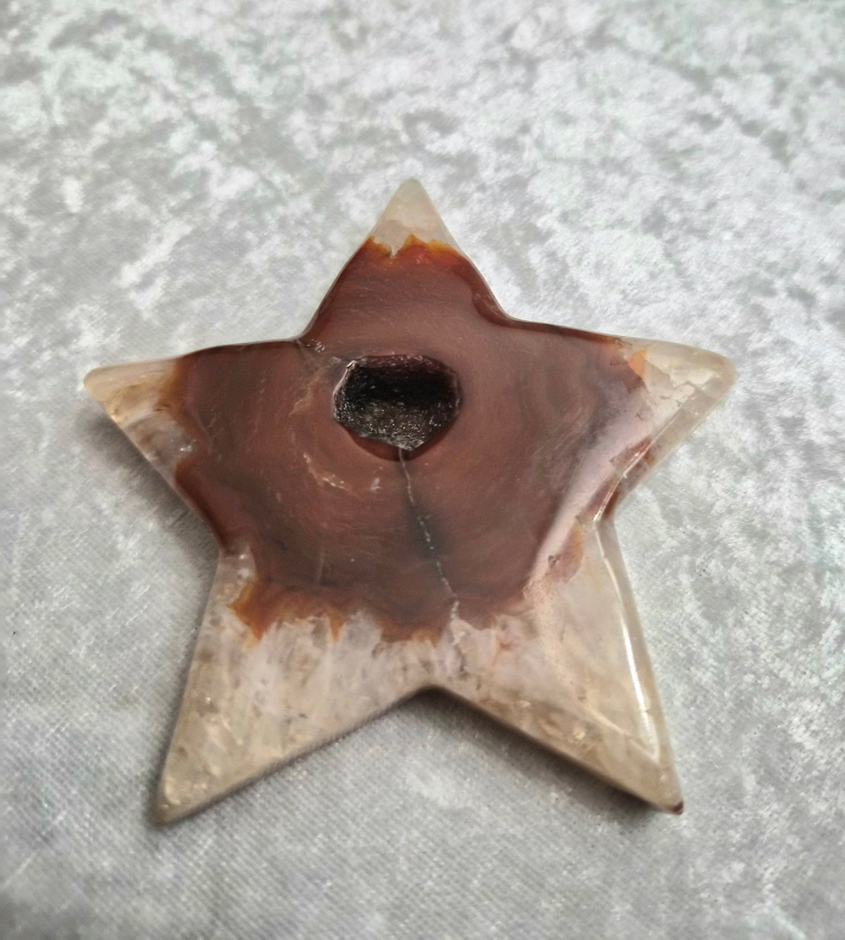 Druzy Carnelian Star