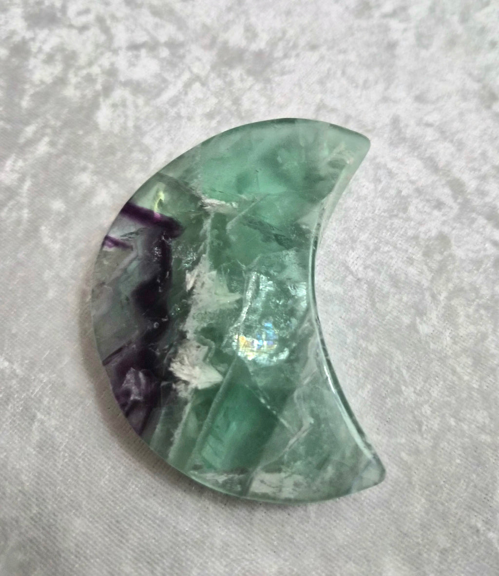 Feather Fluorite Moon