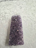 Amethyst with Agate Tower