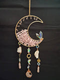 Rose Quartz Moon Sun Catcher