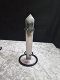 Moss Agate Crystal Wand
