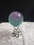 Watermelon Fluorite Sphere