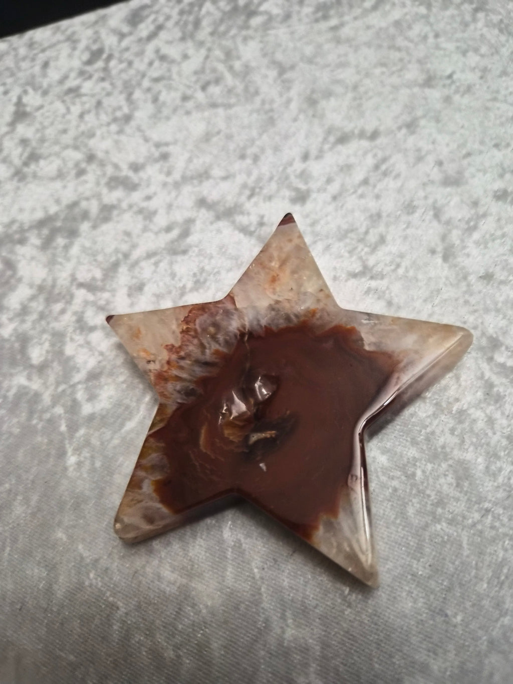 Druzy Carnelian Star