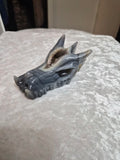 Druzy Volcanic Agate Dragon Head