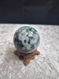 Druzy Moss Agate Sphere
