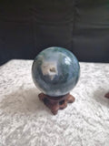 Druzy Moss Agate Sphere