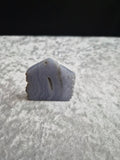 Druzy Blue Lace Agate Mini Tower 1 5/8" tall