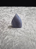 Druzy Blue Lace Agate Teardrop 1 1/2" tall