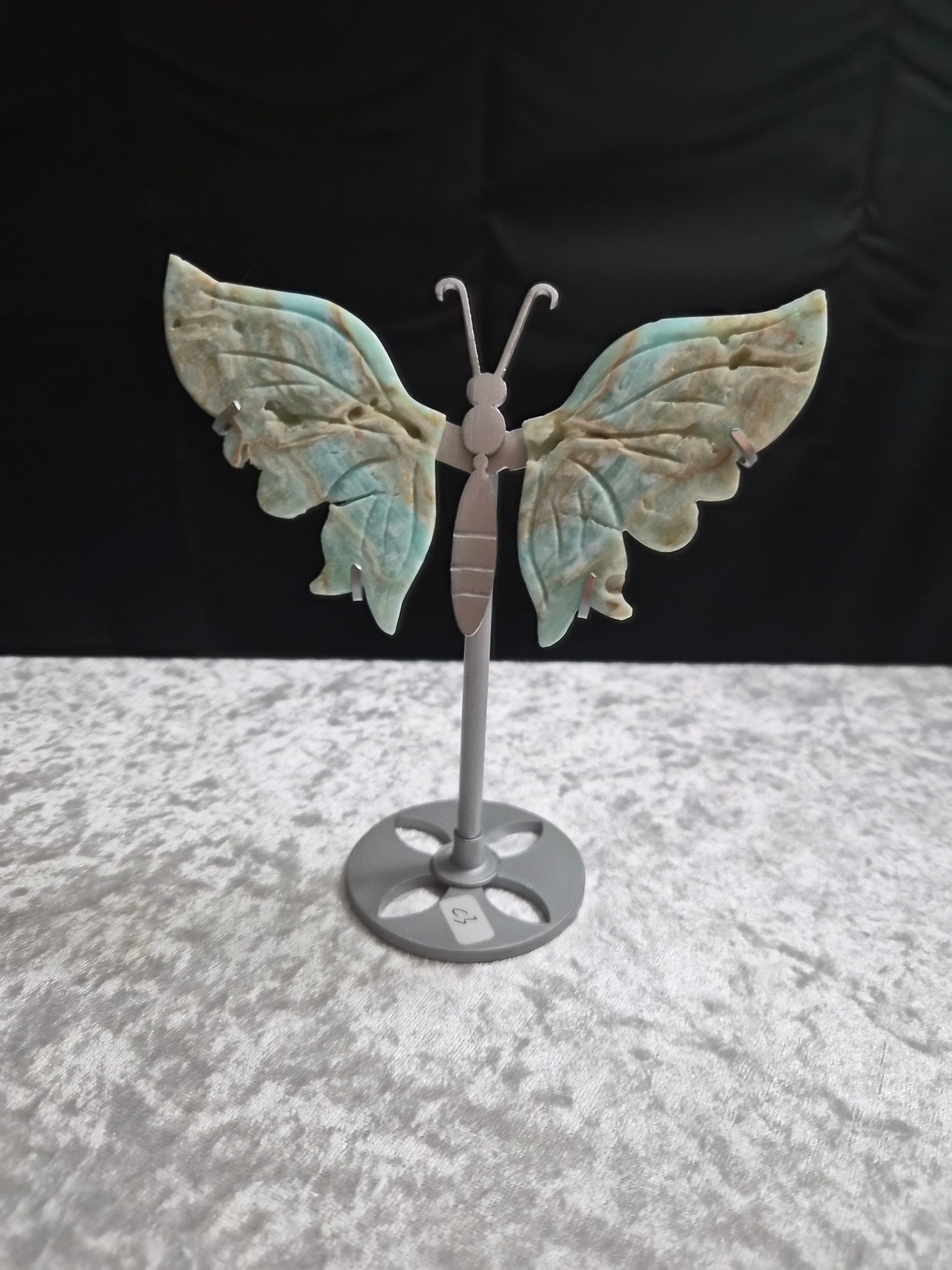 Calamine Butterfly Wings on Stand